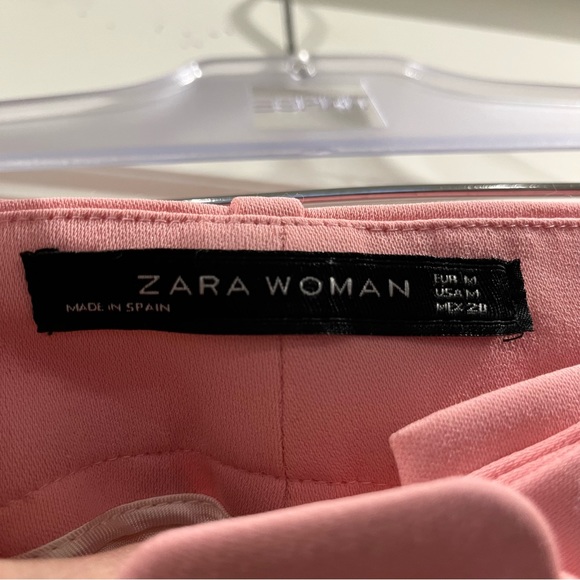 BNWT Zara wide leg pink pants - Picture 2 of 4